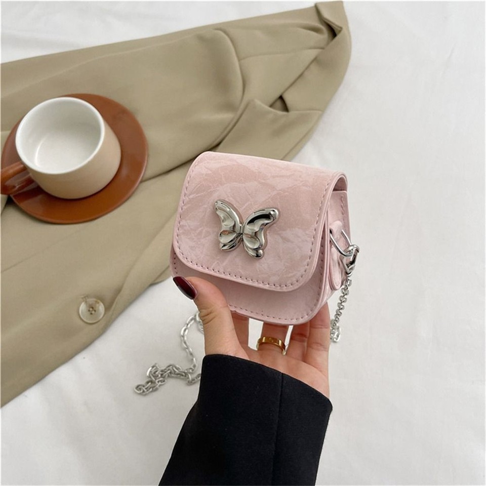 Small Messenger Bag PU Leather Handbags Simple Shoulder Bag for Travel