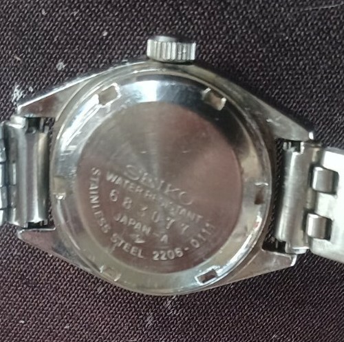 Vintage Women Seiko Hi Beat Watch 17j Automatic 2206-0111 Date Day Ind Bracelet - Picture 7 of 10