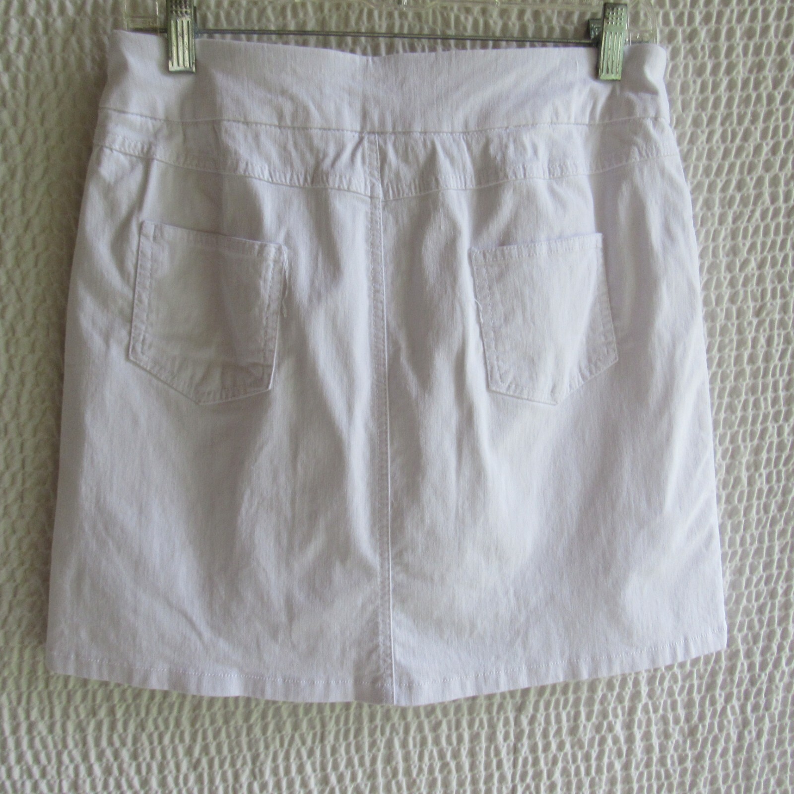 Slimsation Pull on Skort 12 Solid White Shorts Sk… - image 6