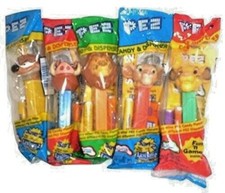 LION KING PEZ SET OF 5 COMPLETE FIRST SERIES FACTORY PACKAGED NEW