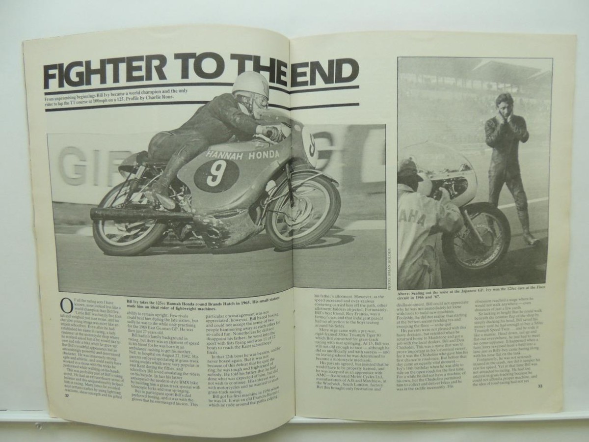 Winter 1983 Classic Racer Magazine 250 Benelli Bill Ivy Manx Winter 1983 Classic Racer Magazine 250 Benelli Bill Ivy Manx