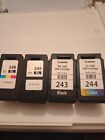 Canon 246Xl, 245Xl, 244 Fine, 243 Fine Empty Ink Cartridges, Lot Of 4