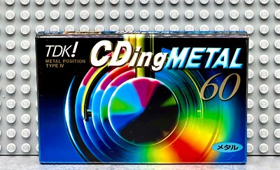 TDK  CDing METAL    60   VS II   TYPE IV   BLANK CASSETTE TAPE (1) (SEALED)