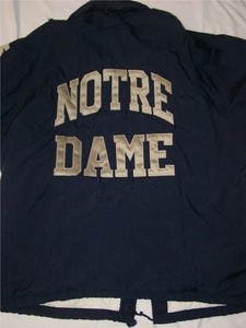 notre dame sideline jacket