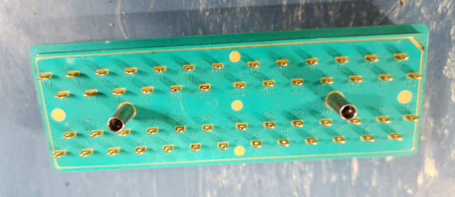 Elco Hermaphrocon 26 Pair Military Connector Contact MX-3227/G