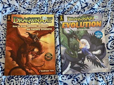 IMPACT Books DRAGONART and DRAGONART EVOLUTION Bundle