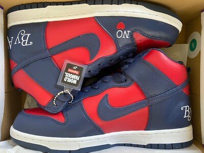 Nike SB Dunk High Supreme By Any Means Navy - DN3741-600 - Men's