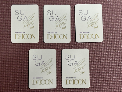BTS DICON フルセット 新品 未開封 ユンギ シュガ SUGA 完売品 Dicon vol.10『BTS goes on!』Member Edition -SUGA ver.-《全額内金