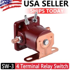 4-Pin 12V Heavy Duty Red Solenoid Relay for Ford Starter Car Truck SW3 SNL135 US