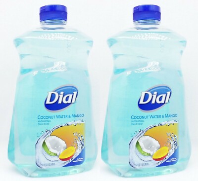 Dial COCONUT WATER MANGO Hydrating Liquid Hand Soap Wash REFILL
