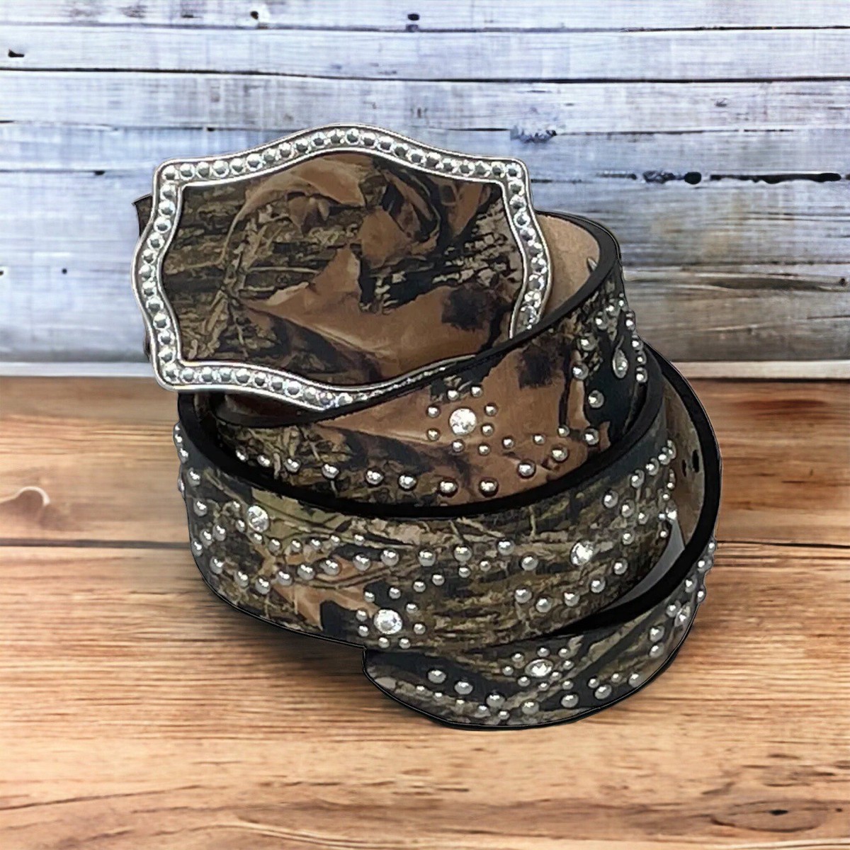 NWOT Nocona Genuine Leather  Rhinestone Belt Nocona Women main image 2