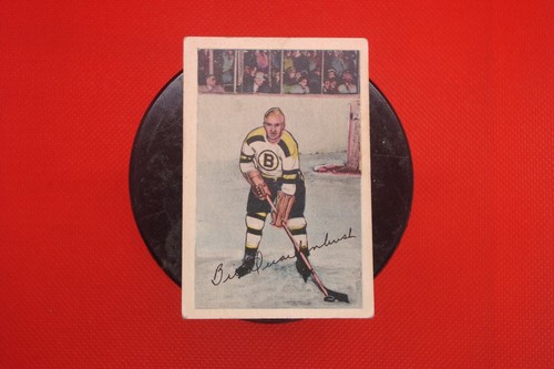1951-52 Parkhurst Adam Brown #30 Rookie Card Boston Bruins - Picture 13 of 24