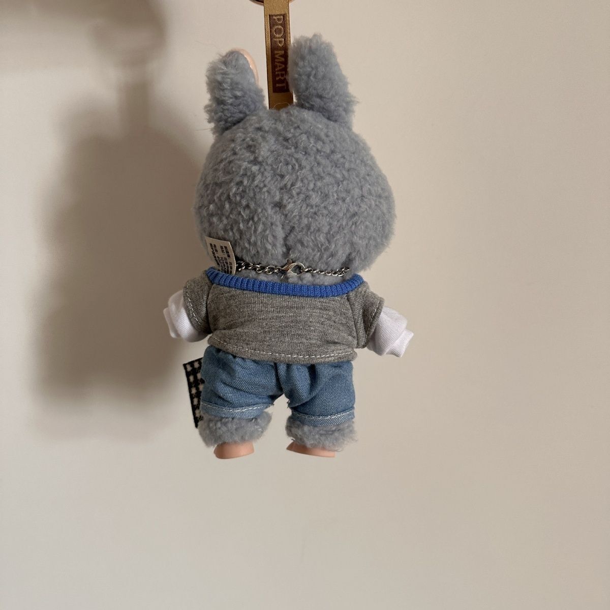 POP MART The Monsters Labubu Plush Doll Love Chequered POP MART The Monsters Labubu Plush Doll Love Chequered