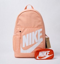 Nike Elemental Backpack 20L Pink Peach White w/ Mini Pouch HJ4186-664 New Tags