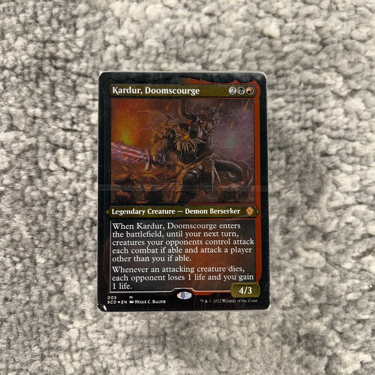 Chaos Incarnate MTG Starter Commander Sealed Deck Only