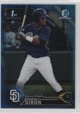 2016 Bowman Chrome Prospects Blue Refractor 81/150 Ruddy Giron #BCP20 c5r