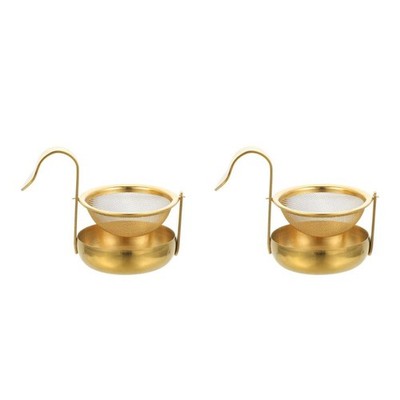  Set of 2 Loser Tee Sieb Tee-ei Aus Edelstahl Wiederverwendbarer -Steiler