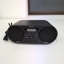 SONY ZS-S40 PERSONAL AUDIO SYSTEM CD FM AM Black 2W 2W AC100V 50/60Hz 13W