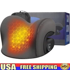 Cordless Neck Traction Device Heated Shiatsu Massage Pain Relief Rechargeable US