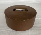 Vintage Revolving Wood Poker Chip Carousel w/ Case, Chips & Cards — photo 7