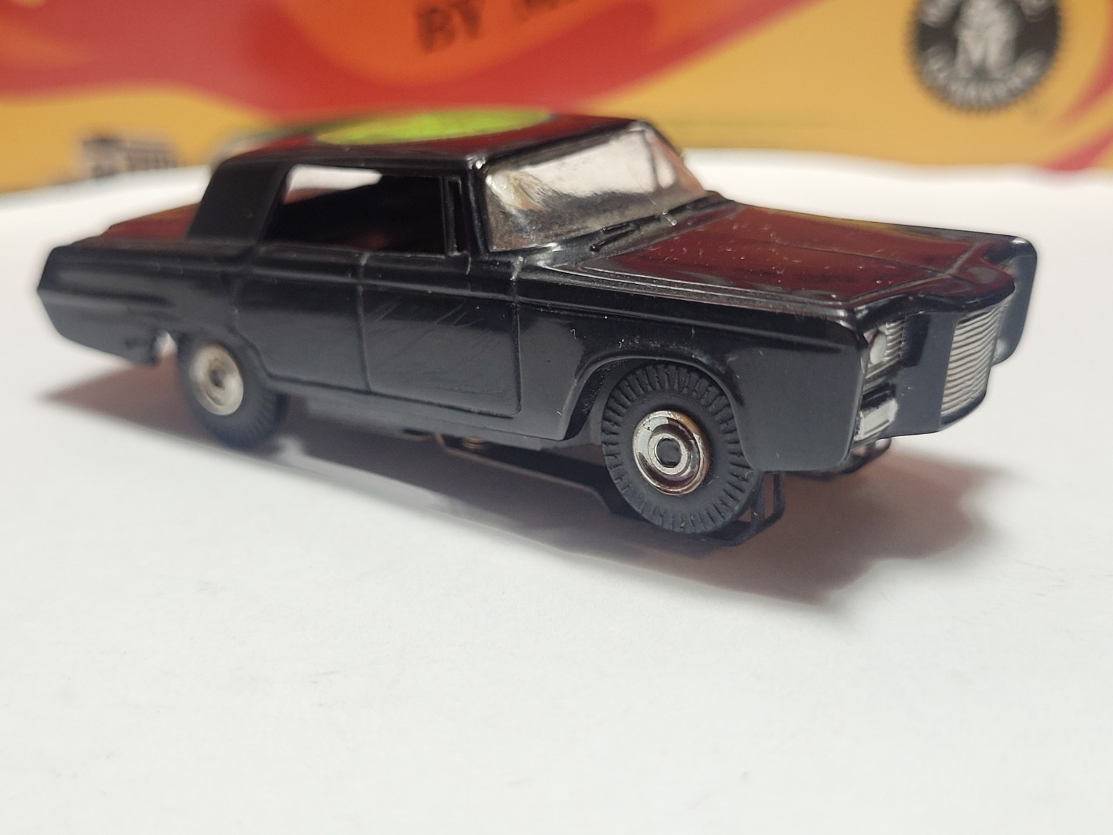 Vintage '60's Aurora Tjet Green Hornet Chrysler Imperia Slot Car  "Black Beauty"