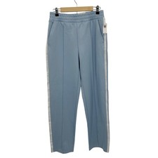 Old Navy Kids Blue High Rise Straight Full Length Track Pants Size M Side Stripe