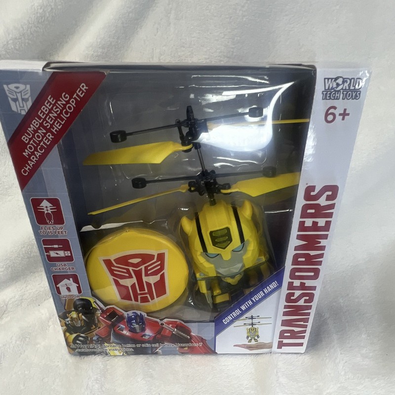 World Tech Toys Transformers Bumblebee Motion Sensing Helicopter Yellow 36382