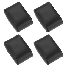 uxcell 4Pcs Bracelet Watch Pillow PU Leather 2.83" x 1.77" x 1.5", Black