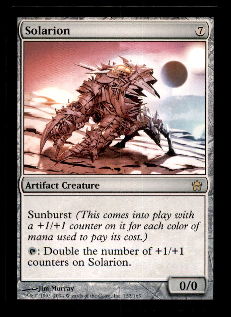 MTG Solarion LP Light Play Fifth Dawn [4672]