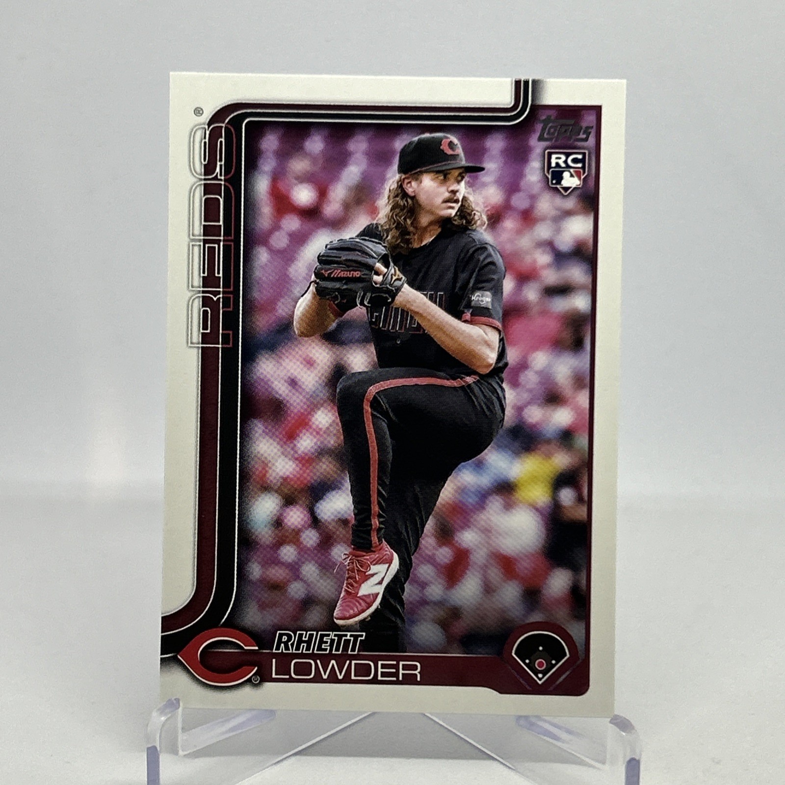 Rhett Lowder 2025 Topps Series 1 #205 Rookie Card (RC) — Cincinnati Reds