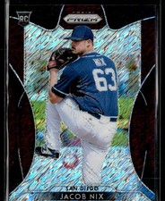 2019 Panini Prizm #178 Jacob Nix Burgundy Shimmer Prizm #/25