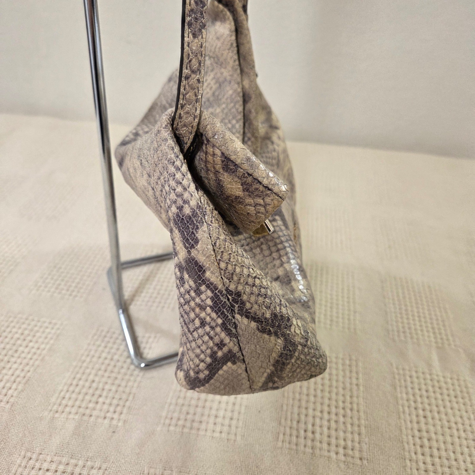 Michael Kors Python Embossed Leather Shoulder Bag… - image 6