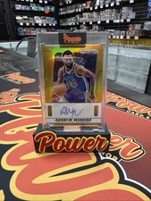 2024 Prizm Deca Andrew Wiggins Gold Prizm Auto 9/10 #PDS-WIG Warriors