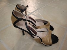 Natural Spin Tango Shoes - Size 8