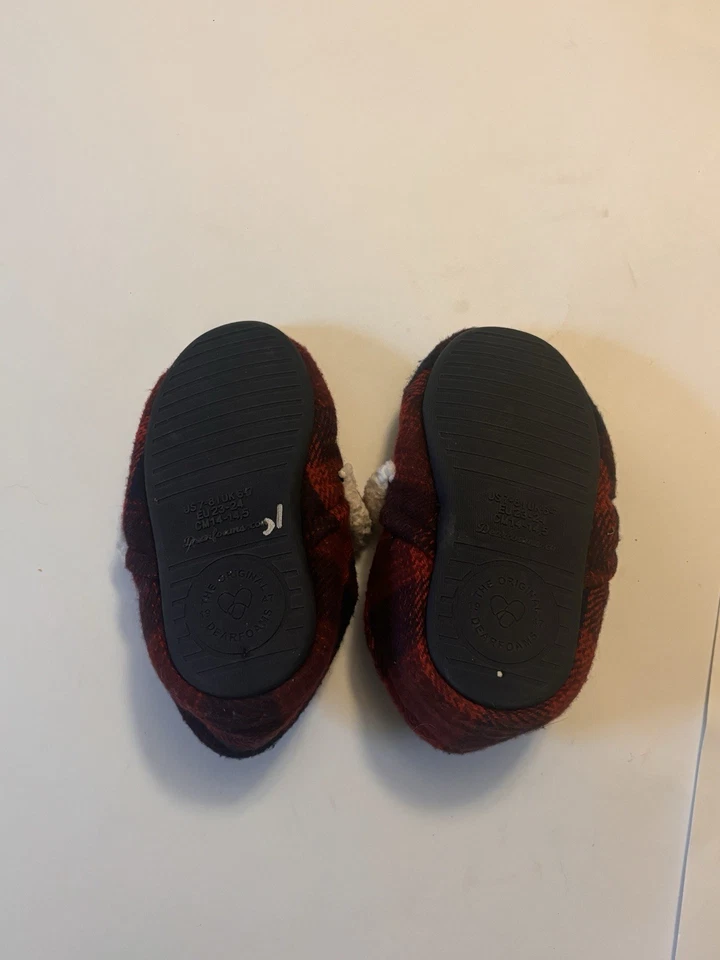 Little Bear, zapatos térmicos para bebé, talla 7-8 M, zapatos de franela para niños pequeños Foto 4 de 4