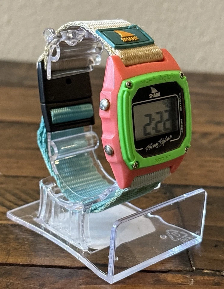 Unisex FREESTYLE Shark Clip Digital LCD Surfing Watch, FS84861 #1 - image 2 of 4