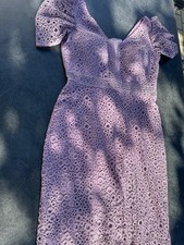 Miss İşil Abiye Kleid Lila SpitzeGr.42 Cocktailkleid Abendkleid Festlich Elegant