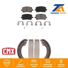 Front Rear Ceramic Brake Pads And Drum Shoes Kit For Toyota Corolla KCN-100454