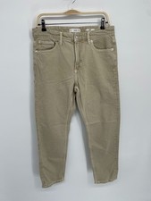 Mango Ben Jeans Mens 32 Beige Denim Stretch M...