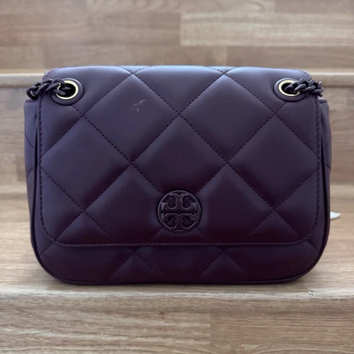 Borsa a tracolla Tory Burch grande Willa in pelle trapuntata catena borsetta nuova con etichetta autentica
