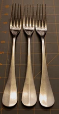 Lot Of 3 D&V Fortessa Bastille 8 1/4" Dinner Fork Flatware Piece Lot