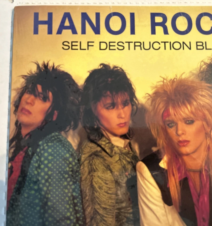 **SEALED** HANOI ROCKS-SELF DESTRUCTION BLUES-1985 OG VINYL PVC RECORDS PVC 8936 - Image 3 of 4