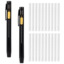 Sinbana 2pcs Heat Erasable Fabric Marking 1 Count Pack of 2 , black, white