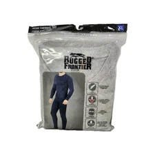 Rugged Frontier 2-piece Gray Men's XL Warm Thermal Underwear Long Johns Set New