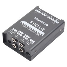 Pro Di-2 Passive Stereo Direct Box With 3-Level PAD Switch Dual Channel XLR Inpu