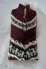 100 Alpaca Fina Traditional Poncho Peruvian Andean Aztec Bohemian Fringe Collar