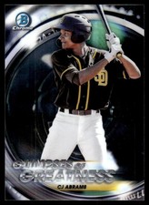 2020 Bowman Draft #GOG-CA CJ Abrams Glimpses of Greatness