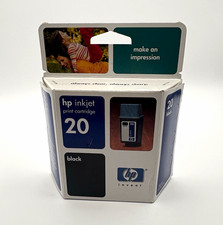 HP Genuine 20 C6614DN Black Inkjet Cartridge for Deskjet 610 612 factory seal
