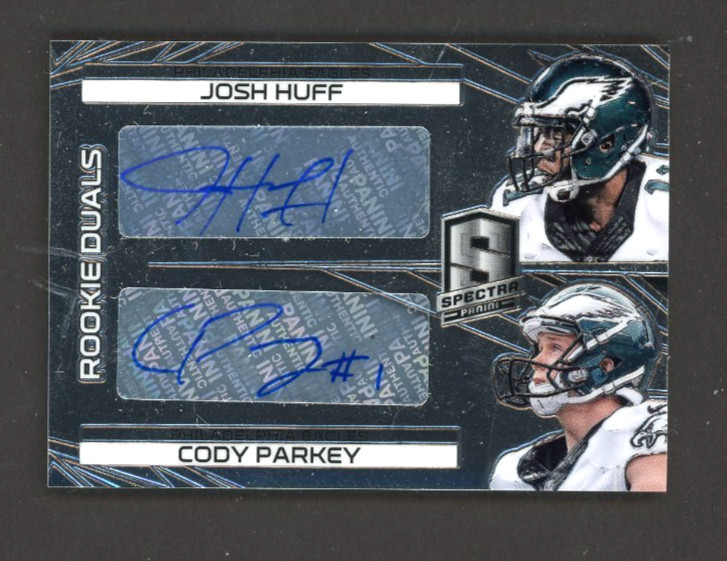 2015 Panini Spectra JOSH HUFF CODY PARKEY Eagles DUAL AUTO /149