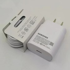 Original Samsung Galaxy A56 A36 A26 25W Super Fast Wall Charger USB C Cable